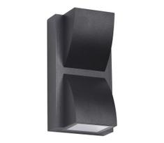 ITALUX PL-437B - LED sieninis lauko šviestuvas EDGAR 2xLED/3W/230V IP54 3000K