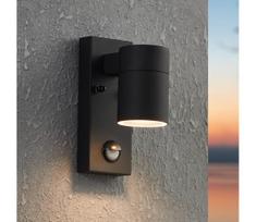 Eglo 99571 - LED Lauko sieninis šviestuvas su jutikliu RIGA 1xGU10/3W/230V IP44