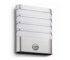 Philips 17274/47/16 - LED lauko šviestuvas su jutikliu RACCOON 1×LED/3W IP44
