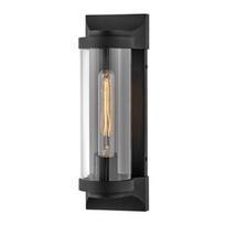 Sieninis lauko šviestuvas Quintiesse Pearson, 60W, E27, IP44, juodas, 11.5 cm x 35.6 cm