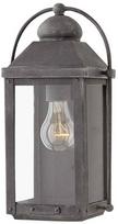 Sieninis lauko šviestuvas Quintiesse Anchorage, 60W, E27, IP44, pilkas, 17.7 cm x 33.5 cm