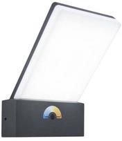 Sieninis lauko šviestuvas Lutec Pano, 17.5W, LED, IP54, tamsiai pilka, 4 cm x 19 cm