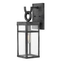 Sieninis lauko šviestuvas Quintiesse Porter, 60W, E27, IP44, pilkas, 14 cm x 47.4 cm