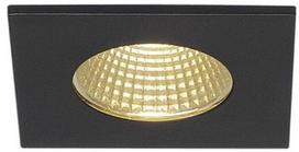 Lauko įleidžiamas šviestuvas SLV Patta-I, 11W, LED, IP65, juodas, 8 cm x 4.5 cm