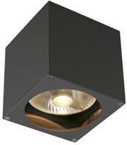 Sieninis lauko šviestuvas SLV Big Theo, 75W, GU10, IP44, antracito, 13 cm x 13.5 cm