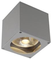 Sieninis lauko šviestuvas SLV Big Theo, 75W, GU10, IP44, pilkas, 13 cm x 13.5 cm