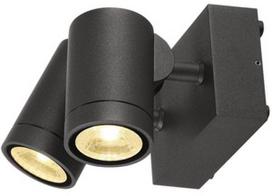 Sieninis lauko šviestuvas SLV Helia, 6.5W, LED, IP65, antracito, 13 cm x 10.5 cm