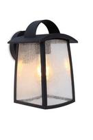 Sieninis lauko šviestuvas Lutec Kelsey 5273601012, 40W, E27, IP44, juodas, 17 cm x 26 cm