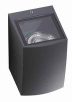 Sieninis lauko šviestuvas AZzardo Rezia 1, 35W, GU10, IP54, tamsiai pilka, 7 cm x 11 cm