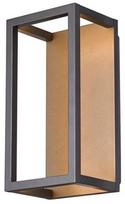 Sieninis lauko šviestuvas SLV Quadrulo, 7.4W, LED, IP55, antracito, 12.5 cm x 25 cm