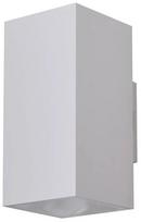 Sieninis lauko šviestuvas AZzardo Roland SQ, 18W, LED, IP65, baltas, 7.8 cm x 16 cm