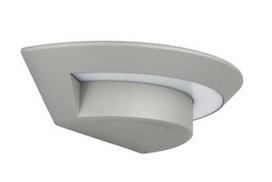 Sieninis lauko šviestuvas Su-Ma Ufo, 8W, LED, IP54, sidabro, 26.4 cm x 7 cm