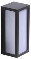 Sieninis lauko šviestuvas AZzardo Veneto, 18W, E27, IP54, tamsiai pilka, 11 cm x 10.2 cm