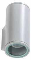 Sieninis lauko šviestuvas AZzardo Joe 2, 35W, GU10, IP54, baltas/pilkas, 9 cm x 9 cm