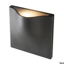 Sieninis lauko šviestuvas SLV Vilua L WL, 16W, LED, IP54, juodas, 20 cm x 20 cm