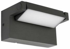 Sieninis lauko šviestuvas Su-Ma Rota, 10W, LED, IP54, antracito, 15 cm x 7.6 cm