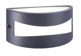 Sieninis lauko šviestuvas CristalRecord Mota, E27, IP54, antracito, 12.1 cm x 10.8 cm