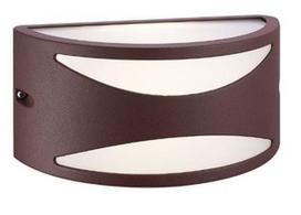 Sieninis lauko šviestuvas CristalRecord Mint, E27, IP54, rudas, 12.1 cm x 10.8 cm