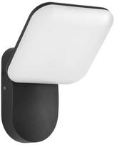 Sieninis lauko šviestuvas Italux Nammi, 12W, LED, IP54, juodas, 15 cm x 17.5 cm
