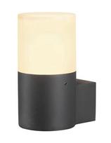 Sieninis lauko šviestuvas SLV Grafit, 11W, E27, IP44, antracito, 8.8 cm x 17 cm