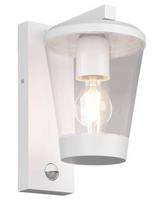 Sieninis lauko šviestuvas Trio Cavado 211069131, 40W, E27, IP44, baltas, 16 cm x 28 cm