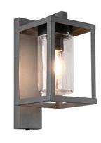 Sieninis lauko šviestuvas Trio Lunga 212060142, 40W, E27, IP44, antracito, 16 cm x 33 cm