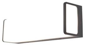 Sieninis lauko šviestuvas Lutec Doblo, 34W, LED, IP54, tamsiai pilka, 35 cm x 10 cm