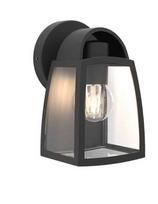 Sieninis lauko šviestuvas Lutec Kelsey 5273702012, 40W, E27, IP44, juodas, 12 cm x 20 cm
