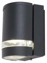 Sieninis lauko šviestuvas Lutec Focus, 35W, GU10, IP44, tamsiai pilka, 11 cm x 15 cm