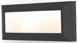 Sieninis lauko šviestuvas Lutec Helena, 11W, LED, IP54, juodas, 23 cm x 10.1 cm