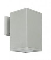 Sieninis lauko šviestuvas Su-Ma Adela, 60W, E27, IP54, sidabro, 12 cm x 20 cm