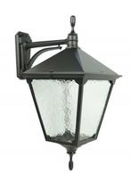 Sieninis lauko šviestuvas Su-Ma Retro, 100W, E27, IP43, juodas, 32 cm x 68 cm