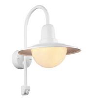 Sieninis lauko šviestuvas Trio Norman 207269131, 40W, E27, IP44, baltas, 30 cm x 45 cm