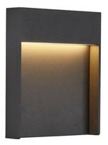 Sieninis lauko šviestuvas SLV Flatt Sensor, 14W, LED, IP65, antracito, 18 cm x 23 cm