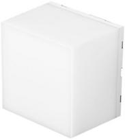 Sieninis lauko šviestuvas AZzardo Zaria, 5W, LED, IP65, baltas, 7.8 cm x 16 cm