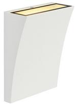 Sieninis lauko šviestuvas SLV Delwa Wide, 10W, LED, IP44, baltas, 14 cm x 18 cm