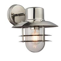 Sieninis lauko šviestuvas Endon Jenson 74703, 40W, E27, IP44, sidabro, 22 cm x 25 cm