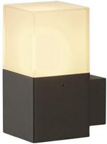 Sieninis lauko šviestuvas SLV Grafit, 11W, E27, IP44, antracito, 8.5 cm x 17 cm