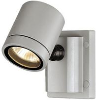 Sieninis lauko šviestuvas SLV Myra, 50W, GU10, IP55, pilkas, 8 cm x 10.5 cm