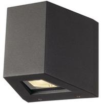 Sieninis lauko šviestuvas SLV Out-Beam, 18W, LED, IP44, antracito, 15 cm x 15 cm
