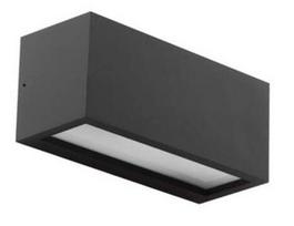 Sieninis lauko šviestuvas AZzardo Venta, 18W, E27, IP54, tamsiai pilka, 12 cm x 11 cm