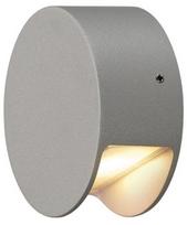 Sieninis lauko šviestuvas SLV Pema, 3.8W, LED, IP55, pilkas, 9 cm x 9 cm