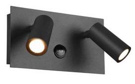 Sieninis lauko šviestuvas Trio Tunga, 3.5W, LED, IP54, juodas, 12 cm x 12 cm