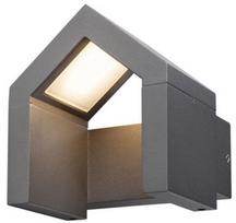 Sieninis lauko šviestuvas SLV Rascali, 8W, LED, IP54, antracito, 12 cm x 13.5 cm