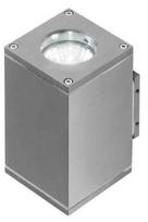 Sieninis lauko šviestuvas AZzardo Livio, 50W, GU10, IP54, pilkas, 8 cm x 8.8 cm