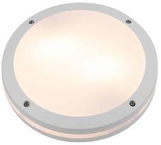 Sieninis lauko šviestuvas AZzardo Fano Round, 18W, E27, IP54, baltas, 30 cm x 9 cm