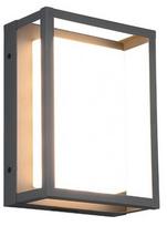 Sieninis lauko šviestuvas Trio Witham, 10.5W, LED, IP54, antracito, 18 cm x 10 cm