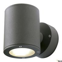 Sieninis lauko šviestuvas SLV Sitra, 18W, GX53, IP44, juodas, 10 cm x 12.5 cm