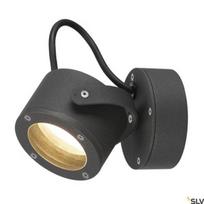 Sieninis lauko šviestuvas SLV Sitra, 9W, LED, IP44, juodas, 10 cm x 11.6 cm