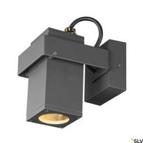 Sieninis lauko šviestuvas SLV Theo, GU10, IP65, antracito, 10.6 cm x 16.5 cm